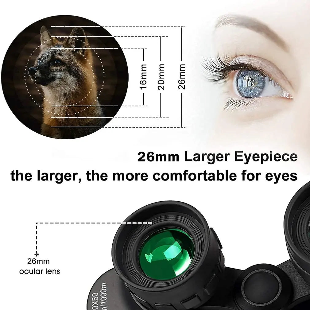 20×50 Binoculars Outdoor Binoculars Large-apertureNight Vision High Magnification All-optical Binoculars Wholesale Dropshipping