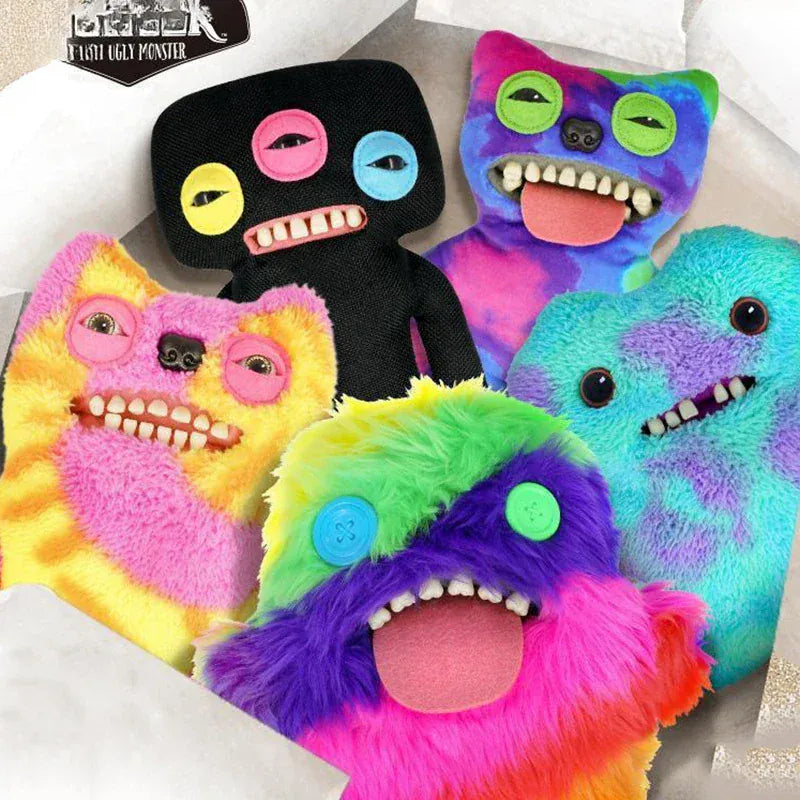 22cm Original Fuggler Plush Toys Funny Tooth Monster Annoyed Alien Crazy Rabbit Mcgoo Wide-Eyed Monster Peluche Dolls Gifts Kid
