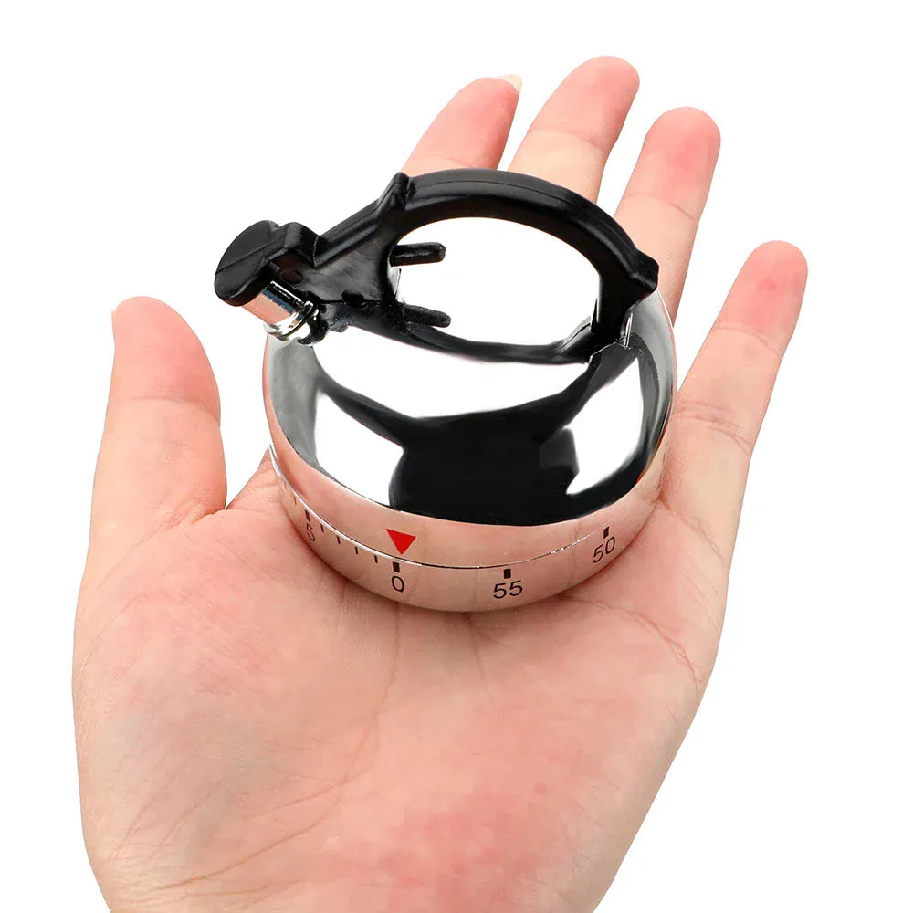 60 Minutes Kitchen Timer Kettle Shape Mechanical Timer