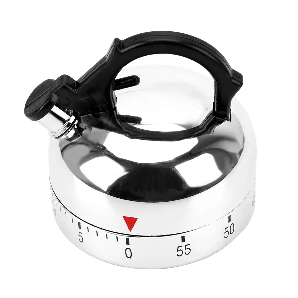60 Minutes Kitchen Timer Kettle Shape Mechanical Timer
