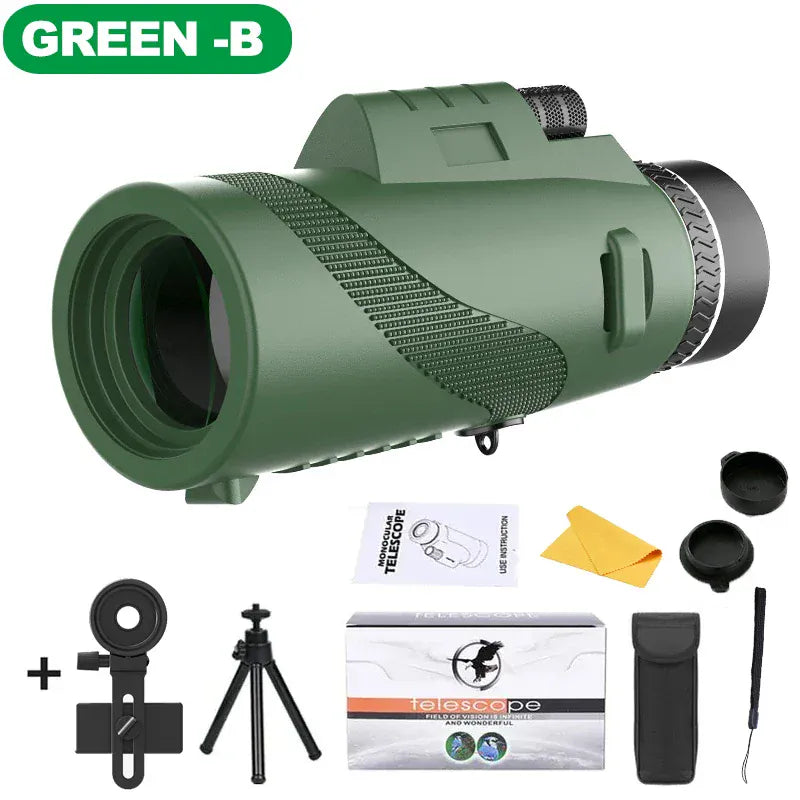 80x100 Portable Zoom HD 5000M Telescope