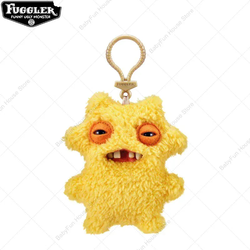 Original Fuggler Ugly Teeth Monsters Plush Toys Keychains Fugglers Wide Eyed Weirdo Annoyed Alien Rabbit Peluche Dolls Pendants