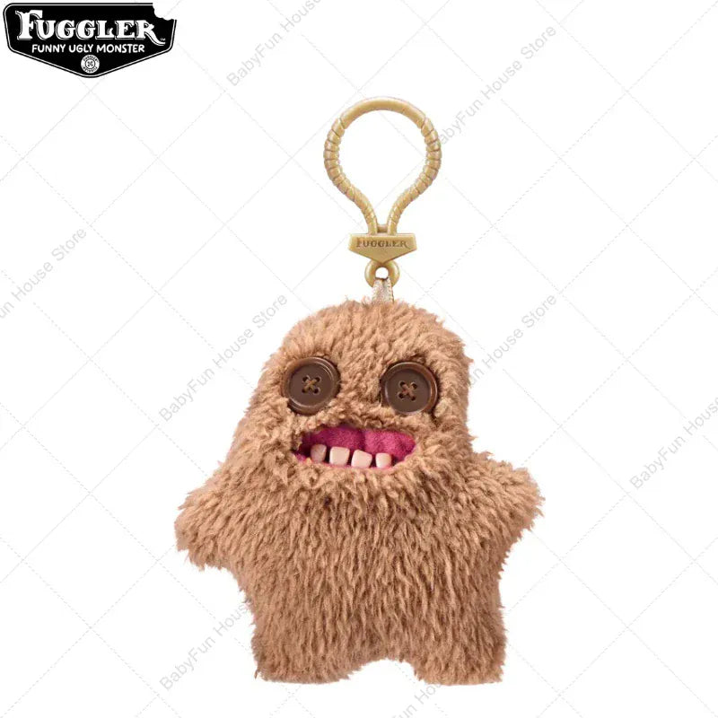 Original Fuggler Ugly Teeth Monsters Plush Toys Keychains Fugglers Wide Eyed Weirdo Annoyed Alien Rabbit Peluche Dolls Pendants