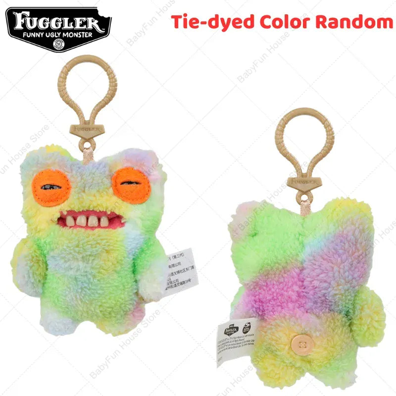 Original Fuggler Ugly Teeth Monsters Plush Toys Keychains Fugglers Wide Eyed Weirdo Annoyed Alien Rabbit Peluche Dolls Pendants