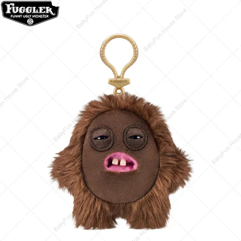 Original Fuggler Ugly Teeth Monsters Plush Toys Keychains Fugglers Wide Eyed Weirdo Annoyed Alien Rabbit Peluche Dolls Pendants