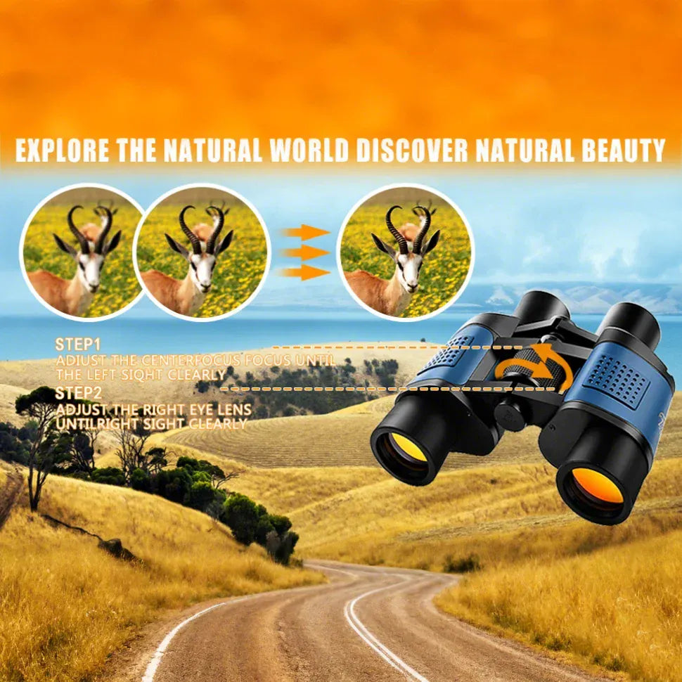 Binoculars 80x80 High Power Profession Adults HD Wide-angle Compact Easy To Carry Suitable For Concerts Mountaineering Camping