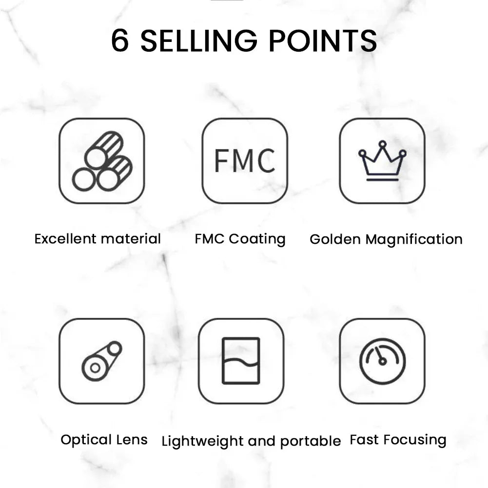 Binoculars Long Range Telescope HD Powerful Binoculars Professional Binoculars Camping Hunting BirdWatching Equipment