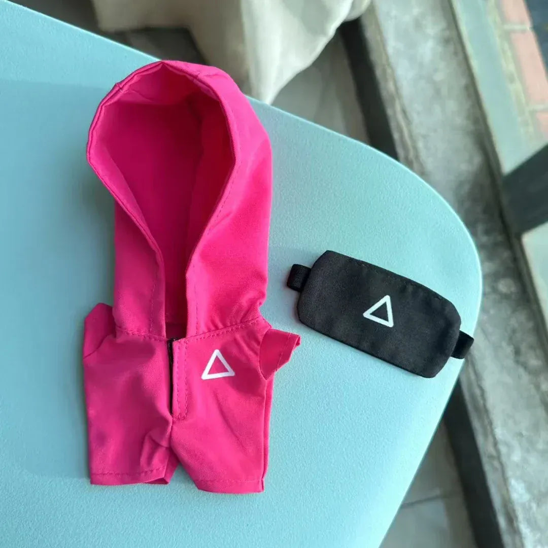 Clothing For Labubu 3.0 Funny Seafood Game Serie Doll Clothes Casual Outfits Accessories Participants Organizer Commando Mp5