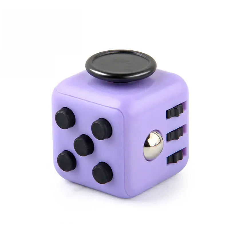 Compact Fidget Cube - Multi-Sensory Stress Relief Toy for Anxiety, ADHD & Focus