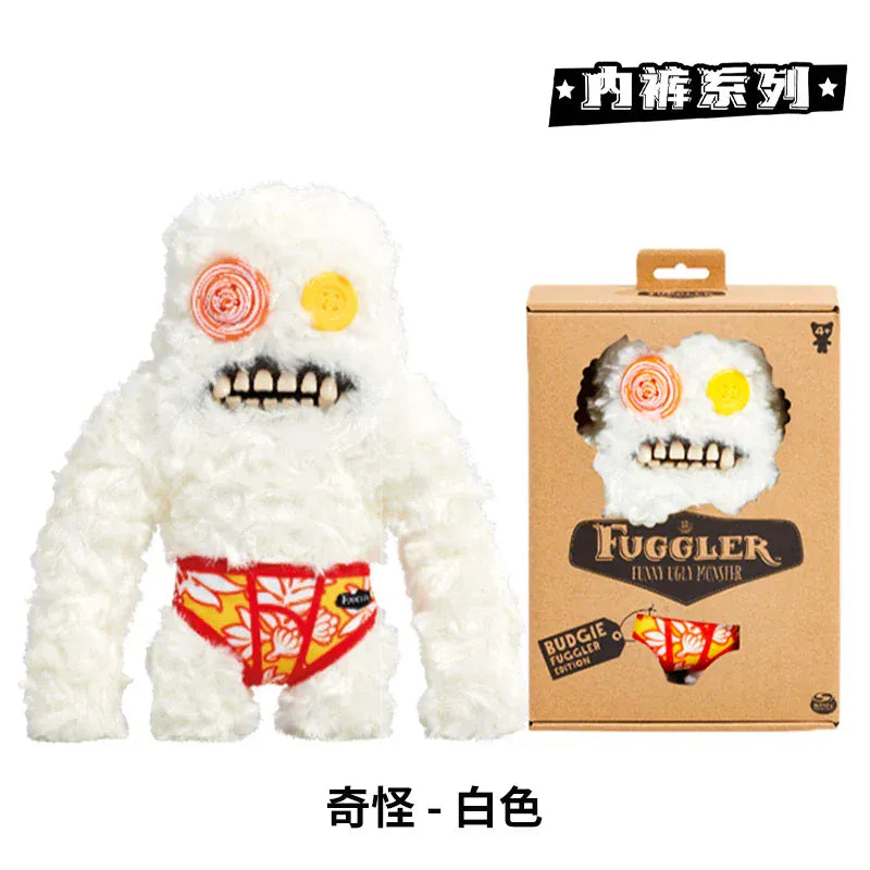 Fuggler Funny Ugly Monster Budgie Fuggler Edition Underpants Series Quirky Funny Tooth Monster Count Underoo McGoo Plush Dolls