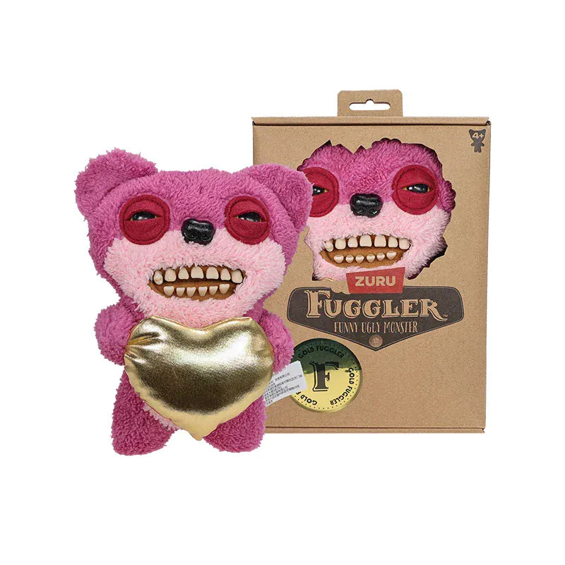 Fuggler Funny Ugly Monster Plush Doll Gold Rush Series Old Tooth Fuggler Stuffed Doll Toys Collectible Gifts