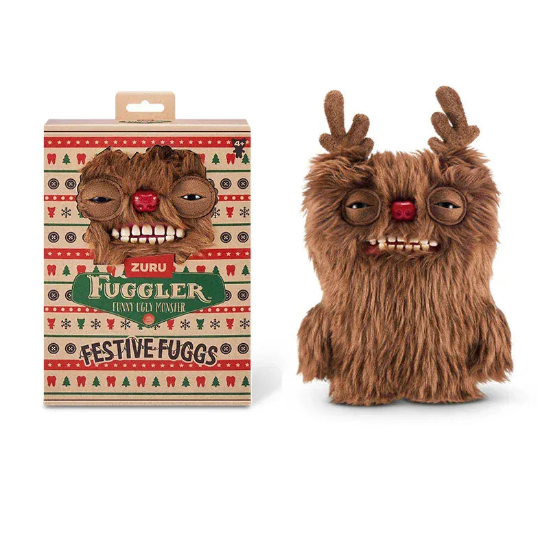 Fuggler Plush Toys Butt Ugly Monster Teeth Pets Series Mr Buttons Golden Retriever Fugg Stuffed Animal Fuggs Peluche Dolls 23CM