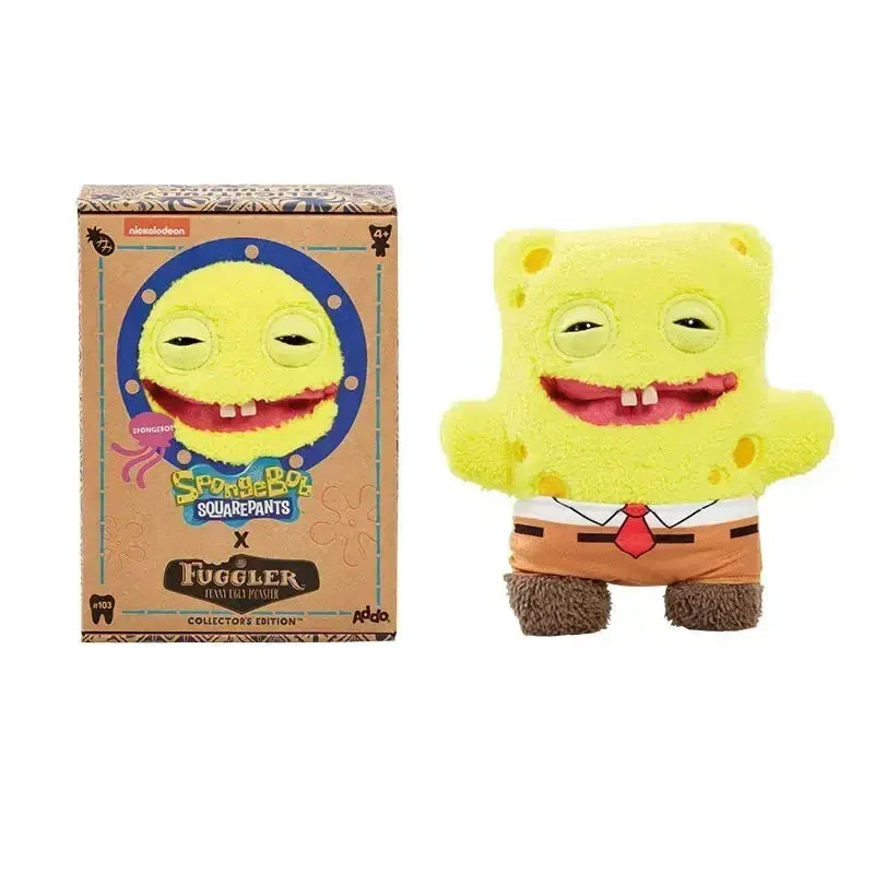 Fuggler Plush Toys Butt Ugly Monster Teeth Pets Series Mr Buttons Golden Retriever Fugg Stuffed Animal Fuggs Peluche Dolls 23CM