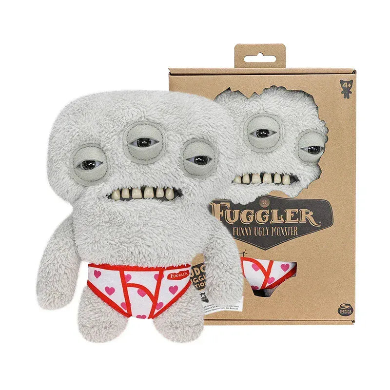 Fuggler WideEyed Tooths Monster Plush Dolls Soft Fuggler Stuffed Pants Gap Toothed McGoo‌ ‌Monstrosity Peluche Toys