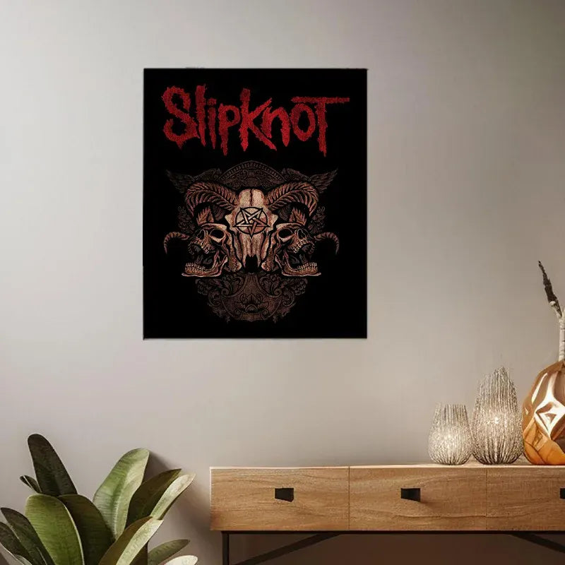 Heavy Metal Band Rap-Metal Music S-Slipknot Album Cover Poster Canvas Picture Wall Art for Fans The Gray Chapter Song Home Decor