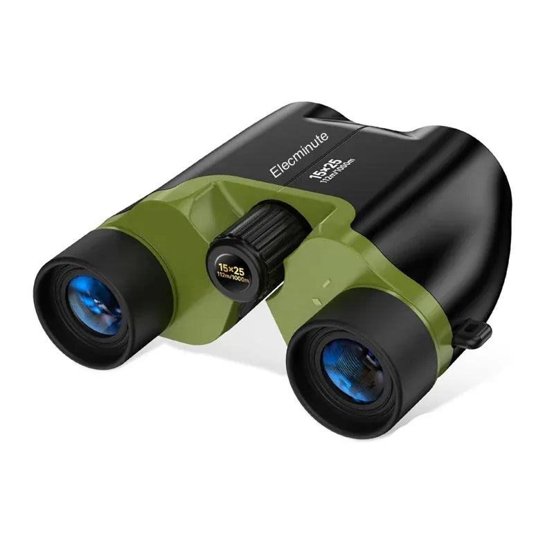 New 15x25 HD Powerful Binoculars Mini Telescope BAK4 FMC Optics Long Range For Hunting Outdoor Camping Hiking Adventure Travel
