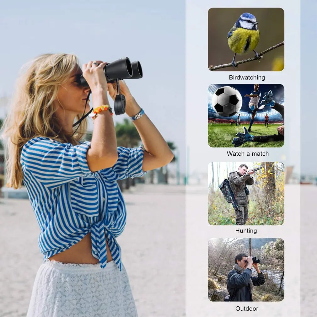 Outdoor Binoculars Large-aperture 20×50 Binoculars Night Vision High Magnification All-optical Binoculars Dropshipping Wholesale