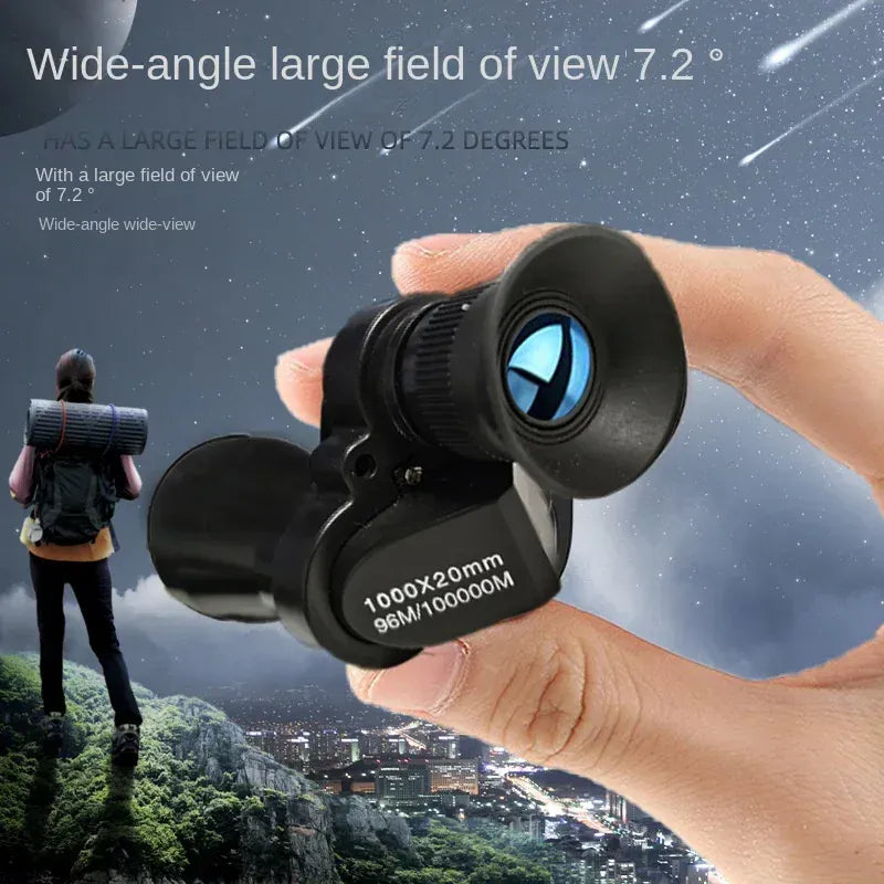 Portable high-definition monocular telescope