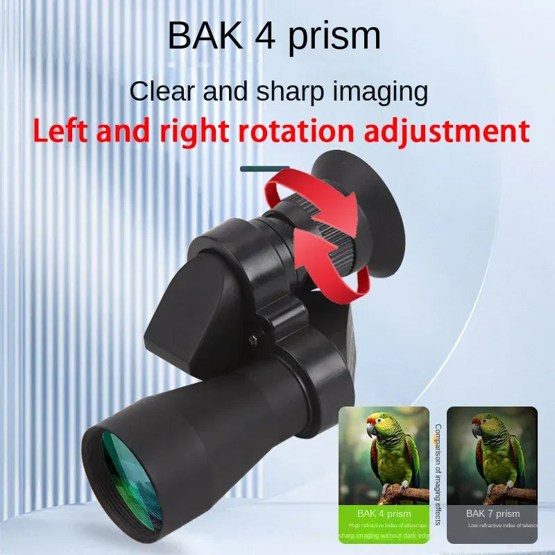 Portable high-definition monocular telescope