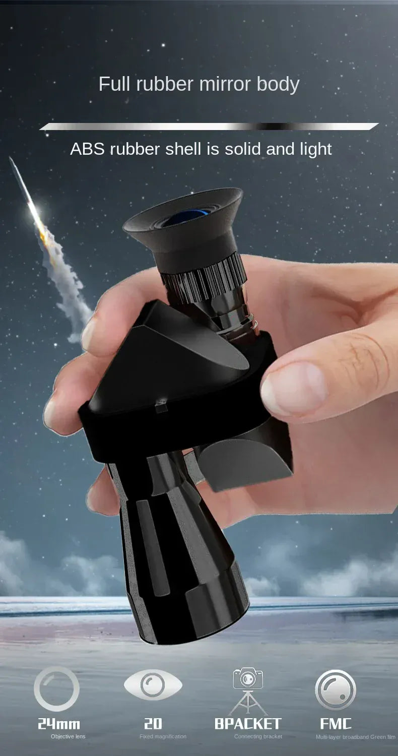 Portable high-definition monocular telescope