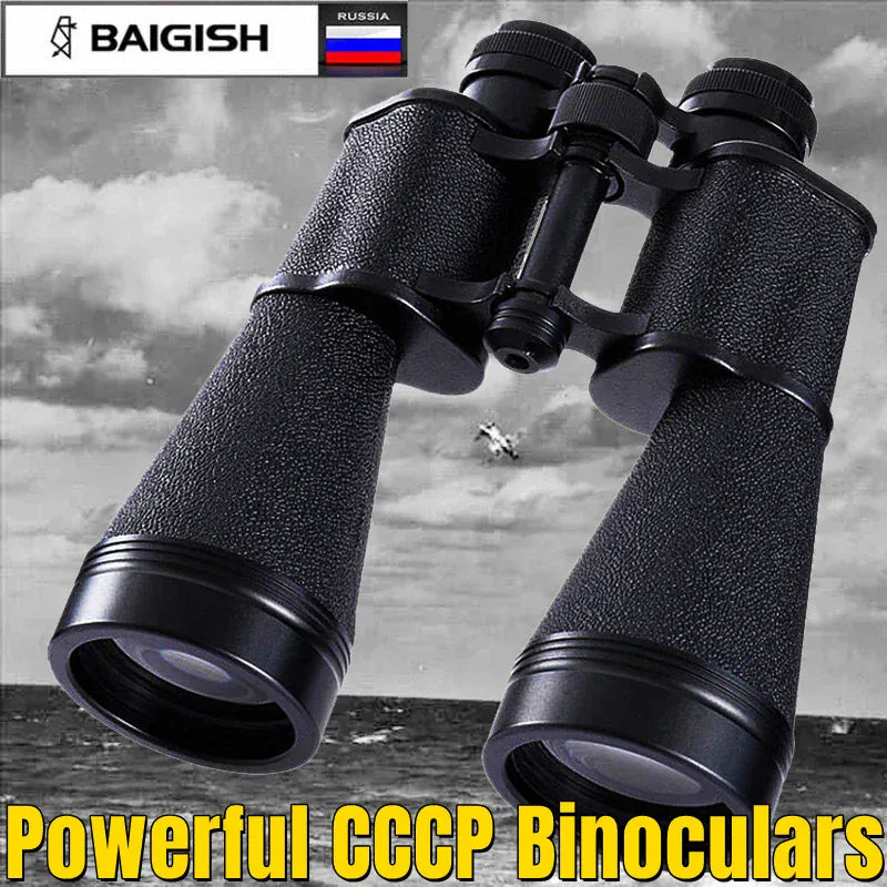 Professional Binoculars Baigish 8x30 10x40 10x50 12x4515x60 20x50 8-24x40 Powerful Military Telescope Long Range Monocular BAK4